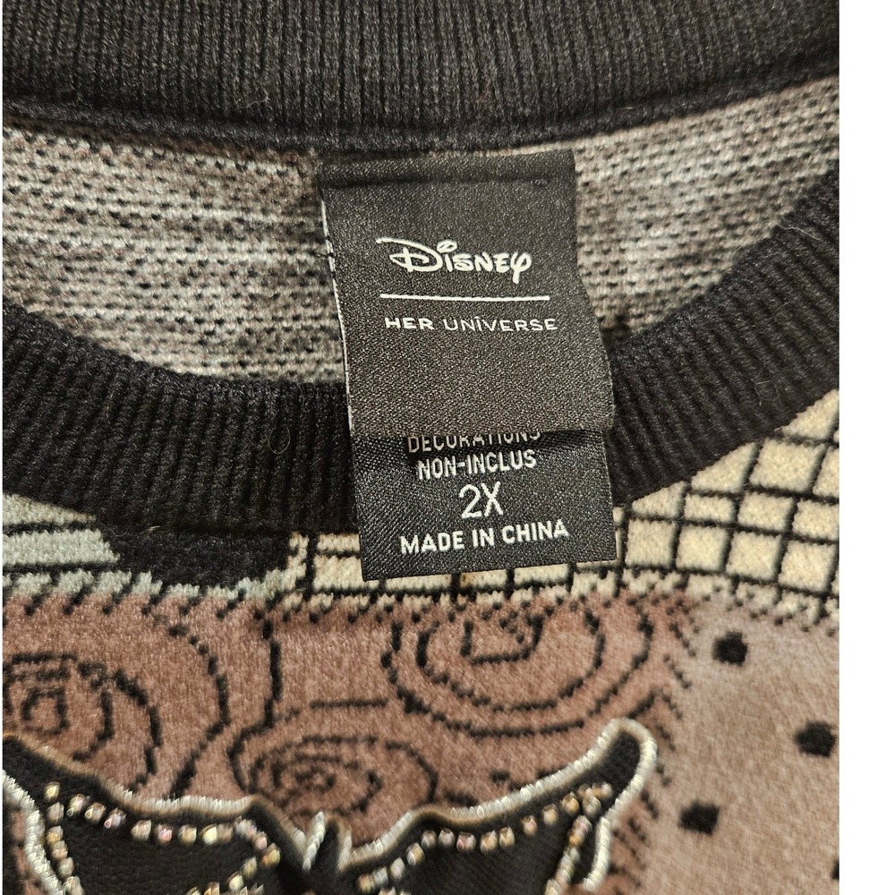 Disney Nightmare Before Christmas Patchwork Bow S… - image 3